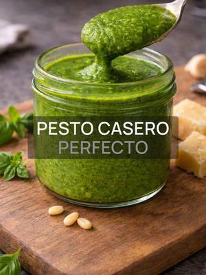 Pesto fatto in casa perfetto con basilico scottato