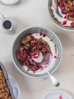 Crumble de baies pour le petit-déjeuner