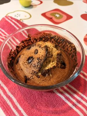 Bolo fit de aveia e chocolate