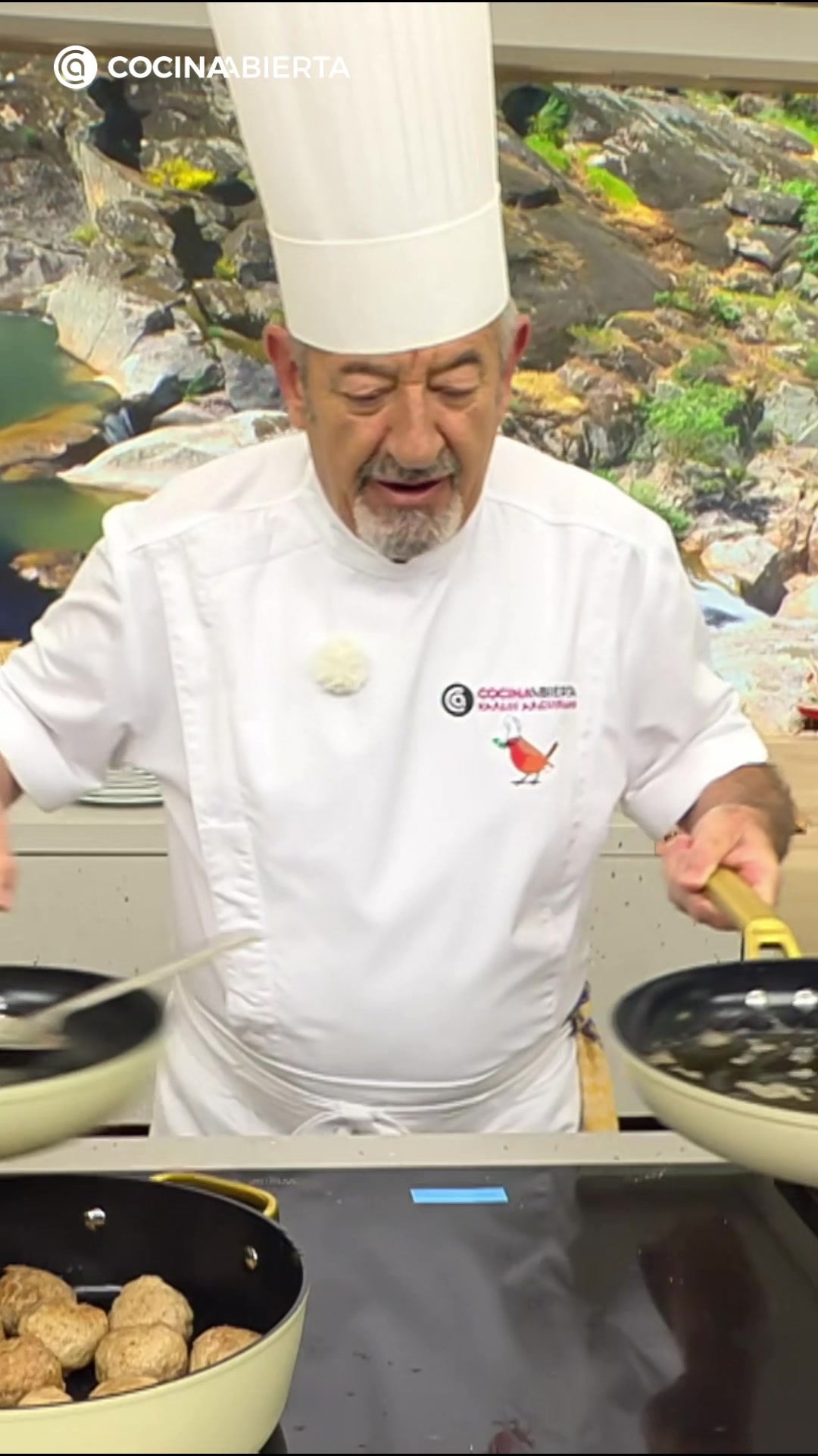 Rinderhackbällchen mit Schokoladensauce