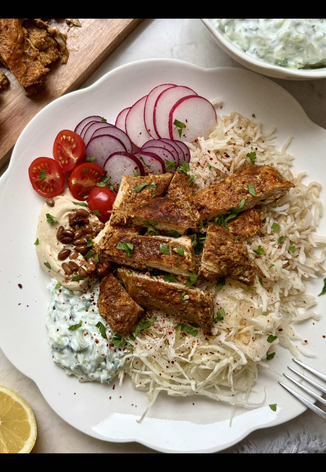 Shawarma di pollo facile al forno