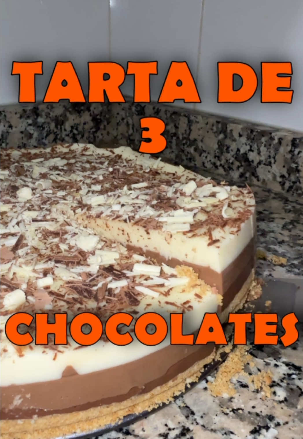 Torta ai tre cioccolati