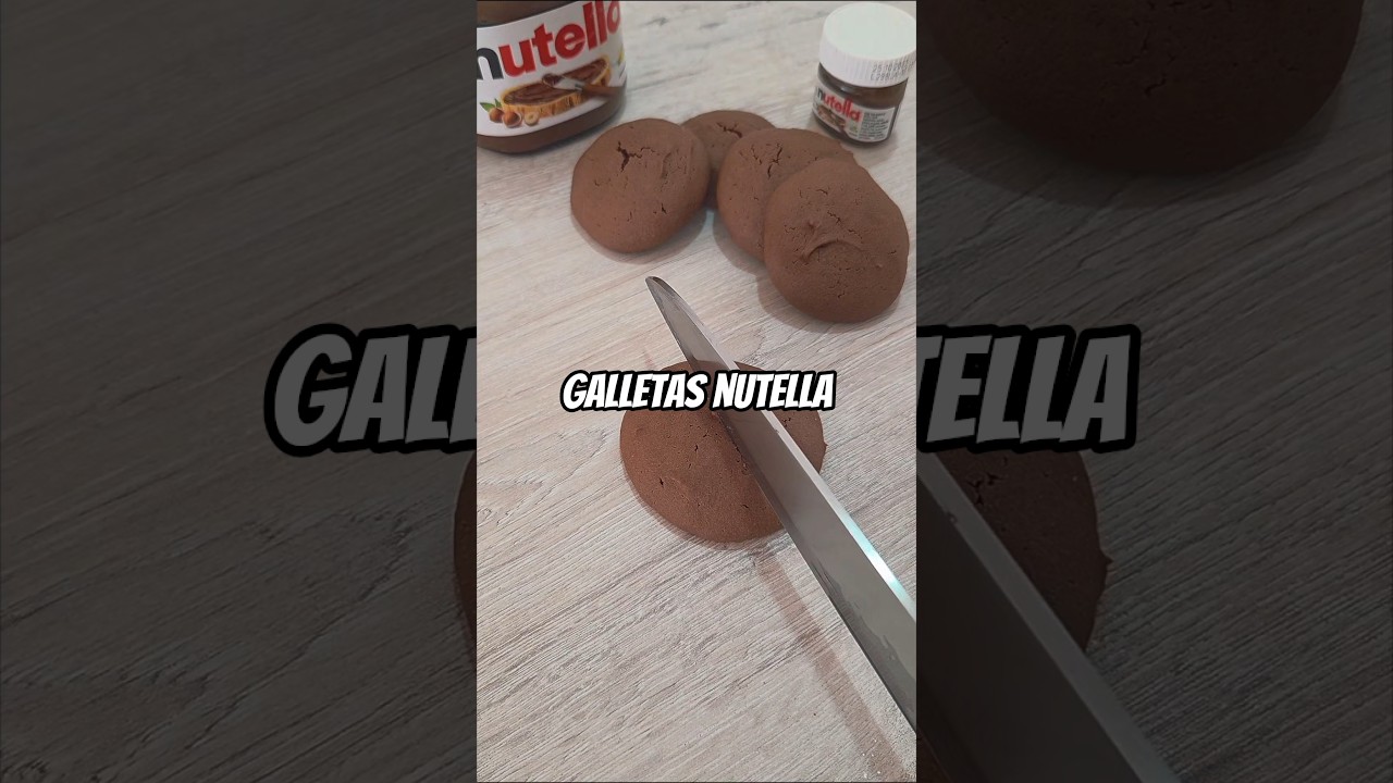 Biscotti alla Nutella 3 ingredienti