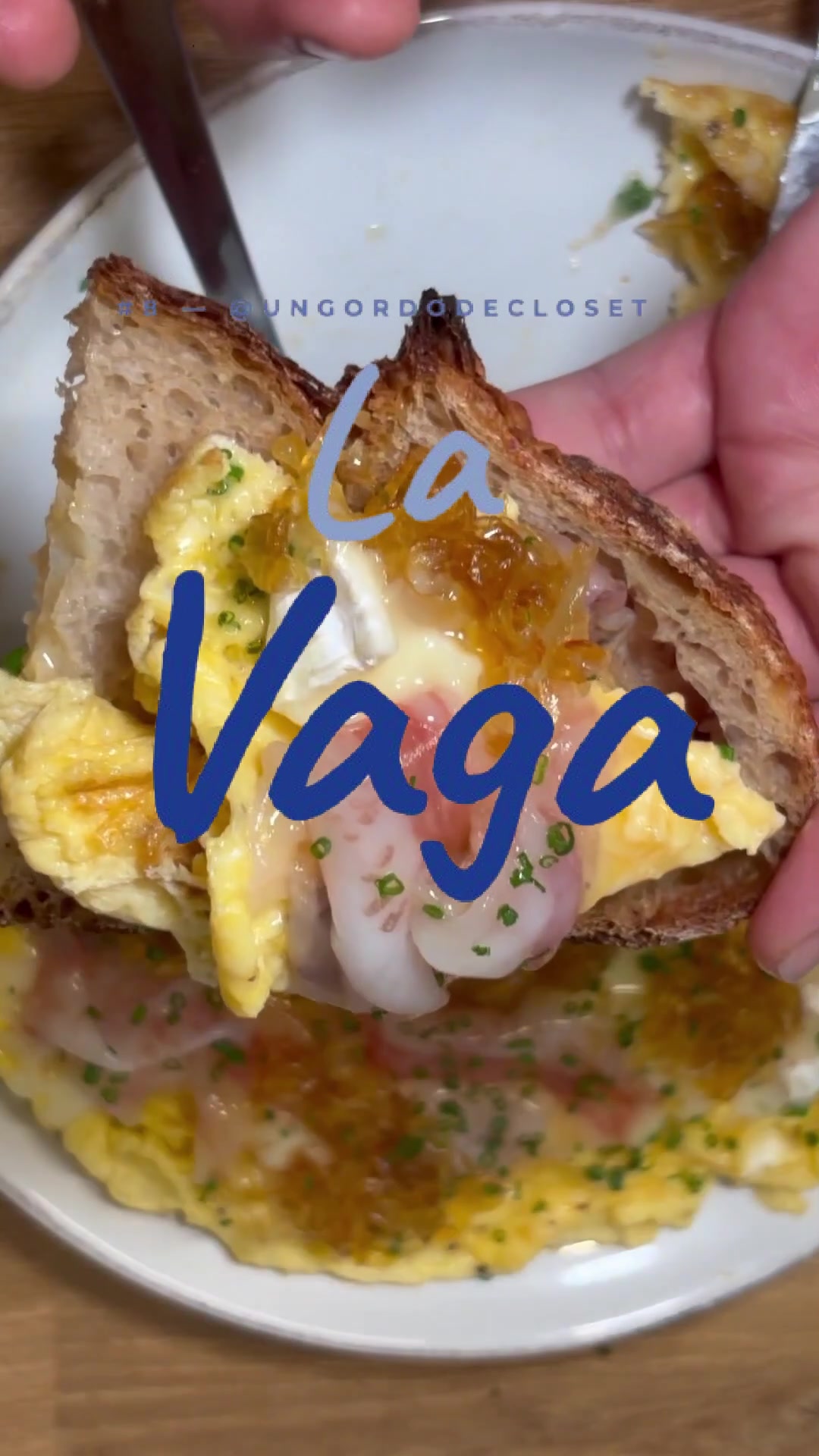 Frittata 'La Vaga' con Brie e Prosciutto Iberico