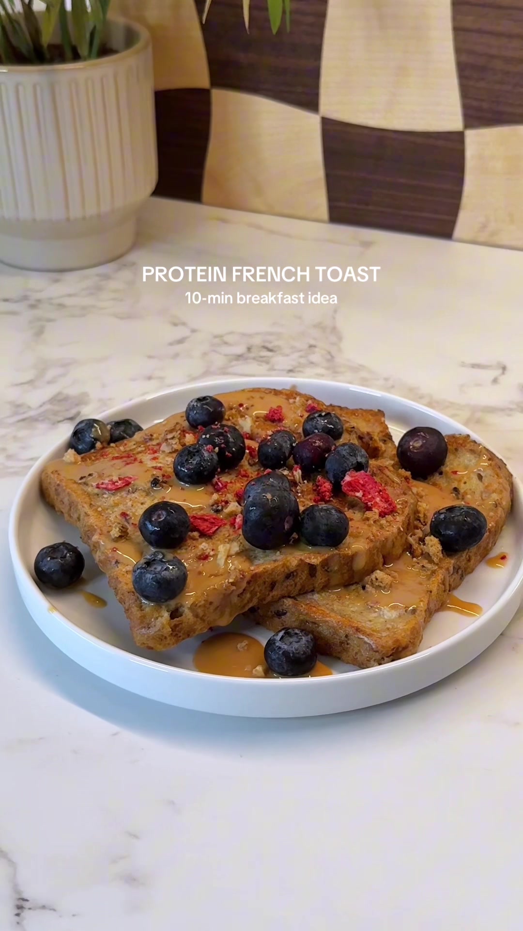 Peanut Butter French Toast with Berries