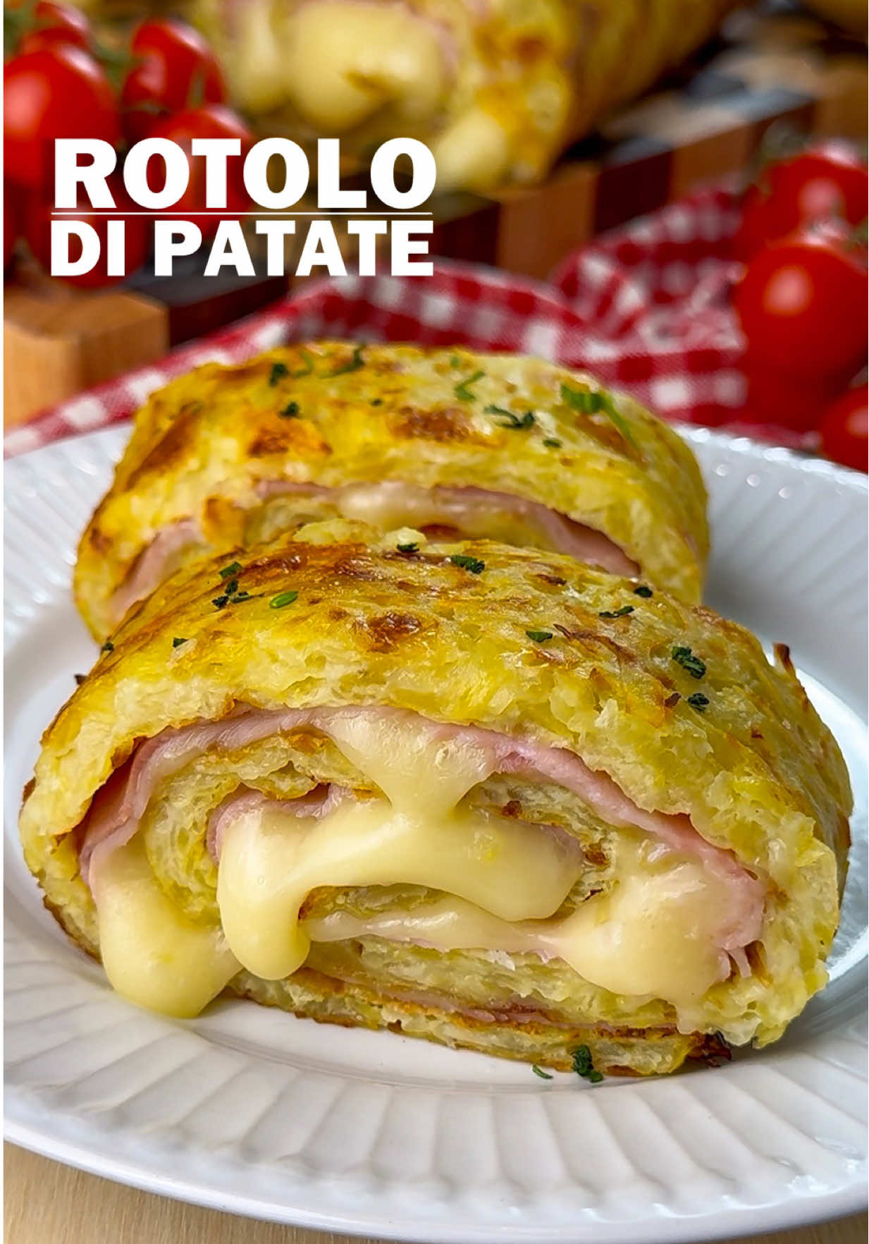 Rotolo de Batata 3 Ingredientes Low Carb