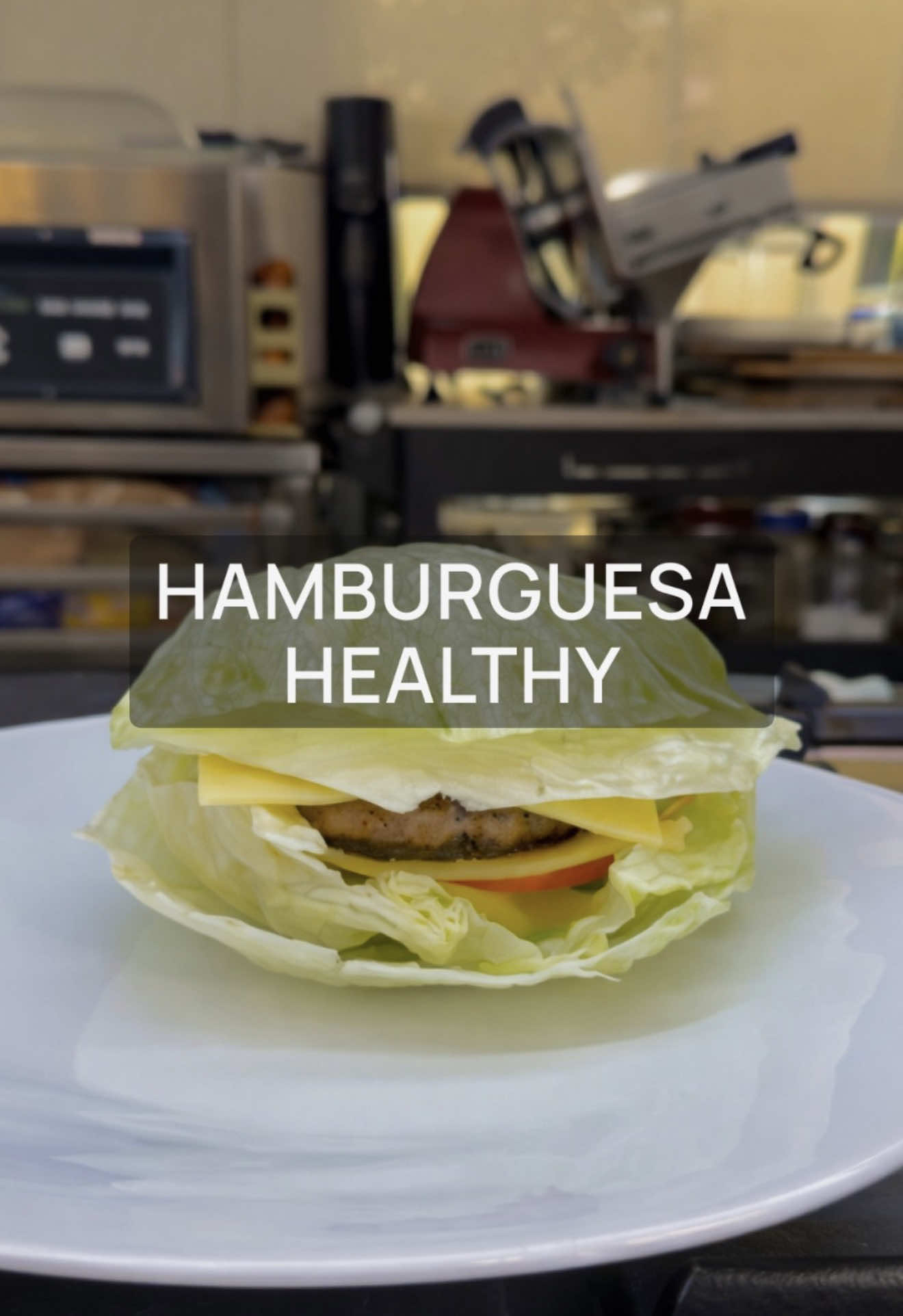 Burger sain au laitue