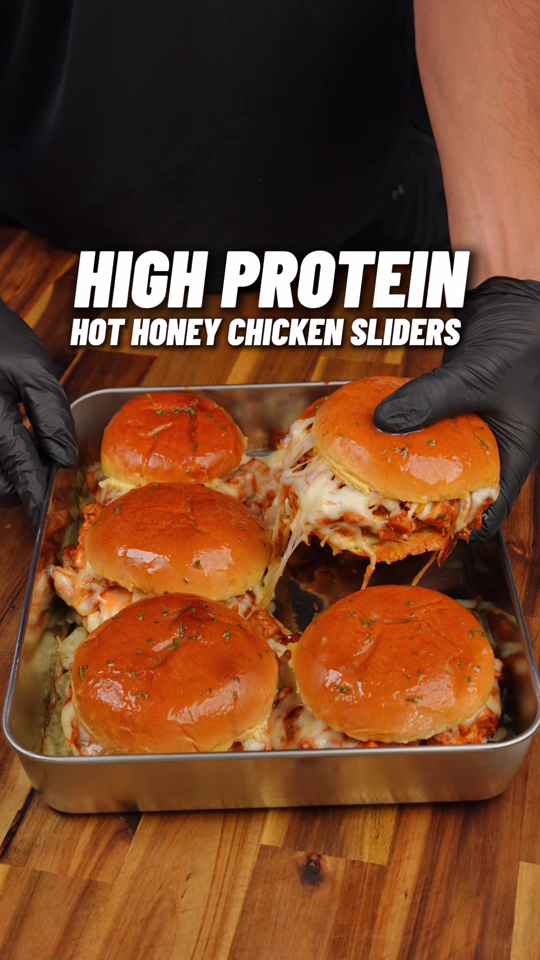 Sliders di pollo al miele piccante