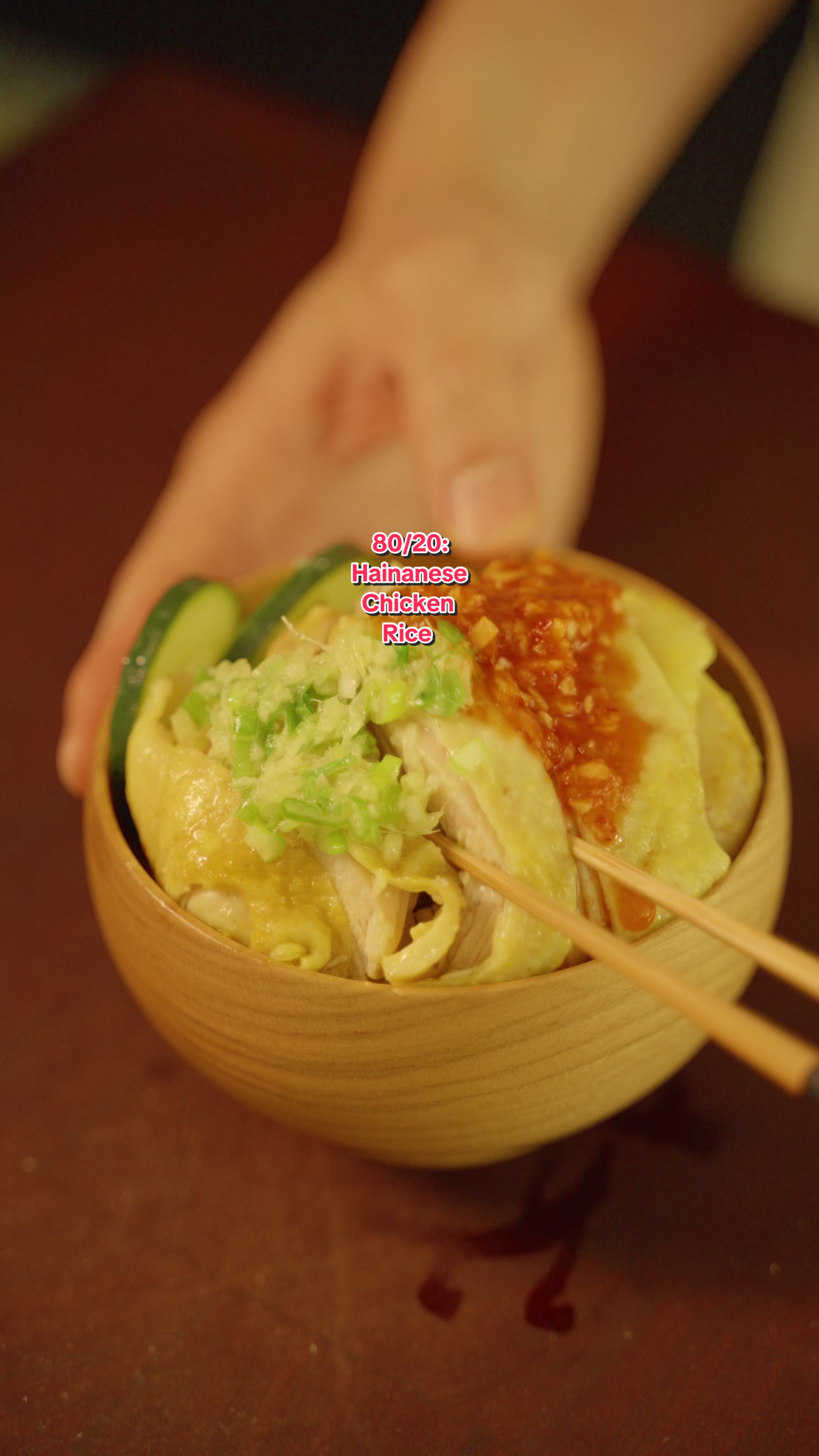 Hainanese kip uit de rijstkoker