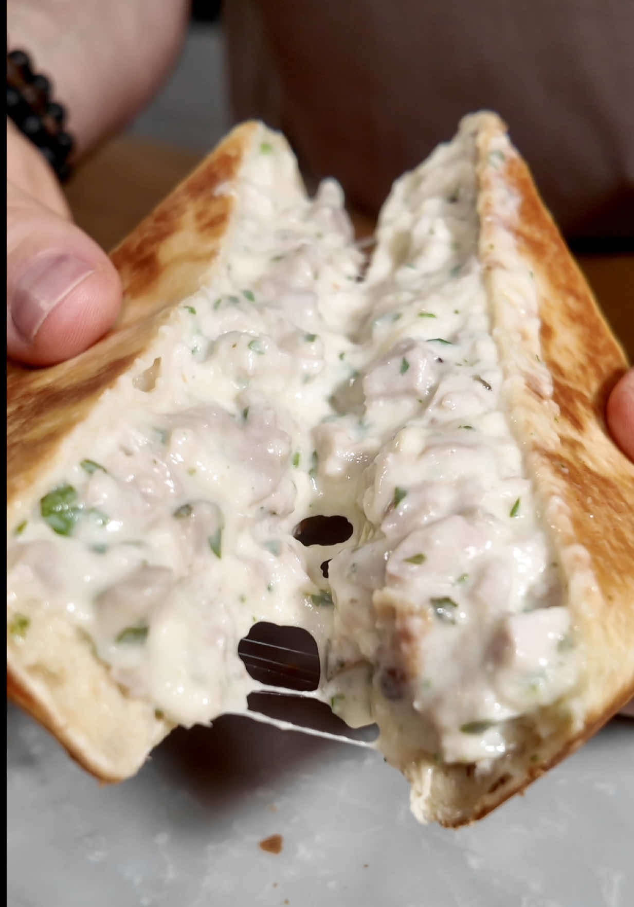Proteinreicher Hähnchen-Burrito