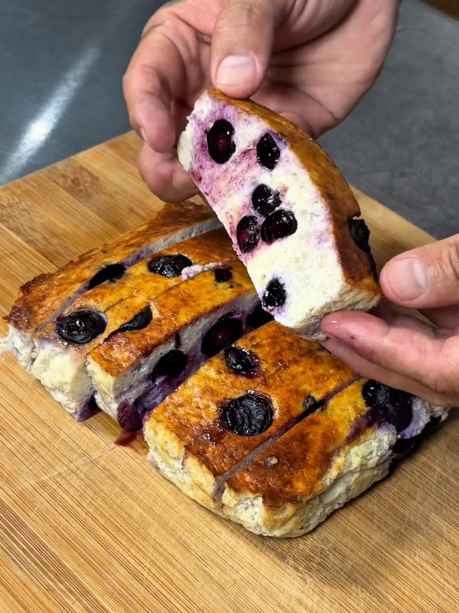 Gesunder Bananen-Blaubeer-Kuchen