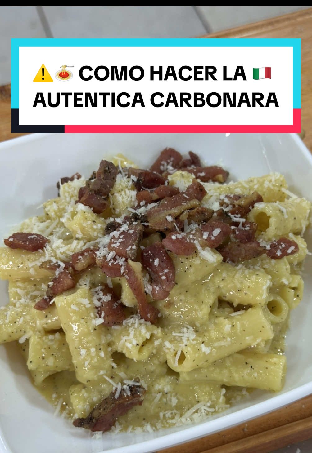 Carbonara romana autentica