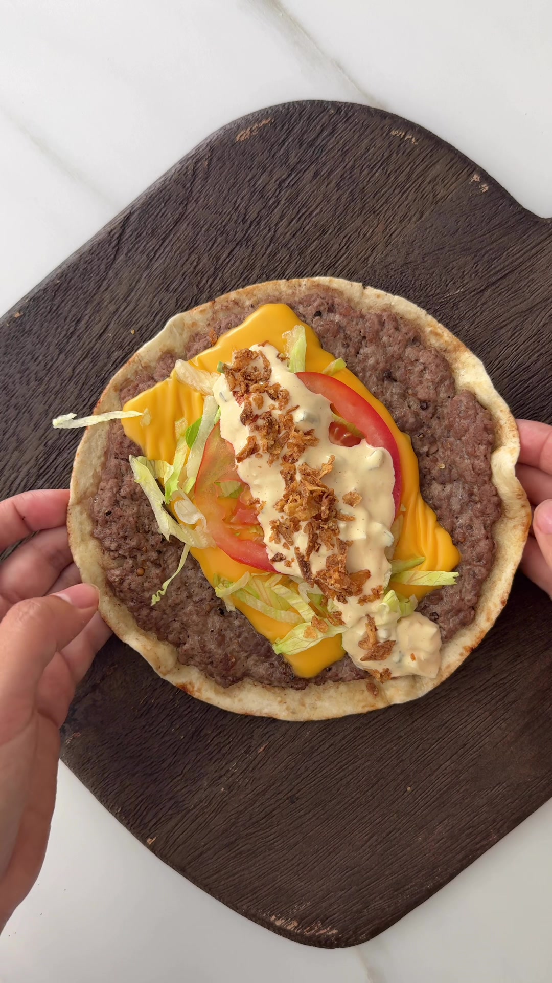 Tacos estilo Big Mac