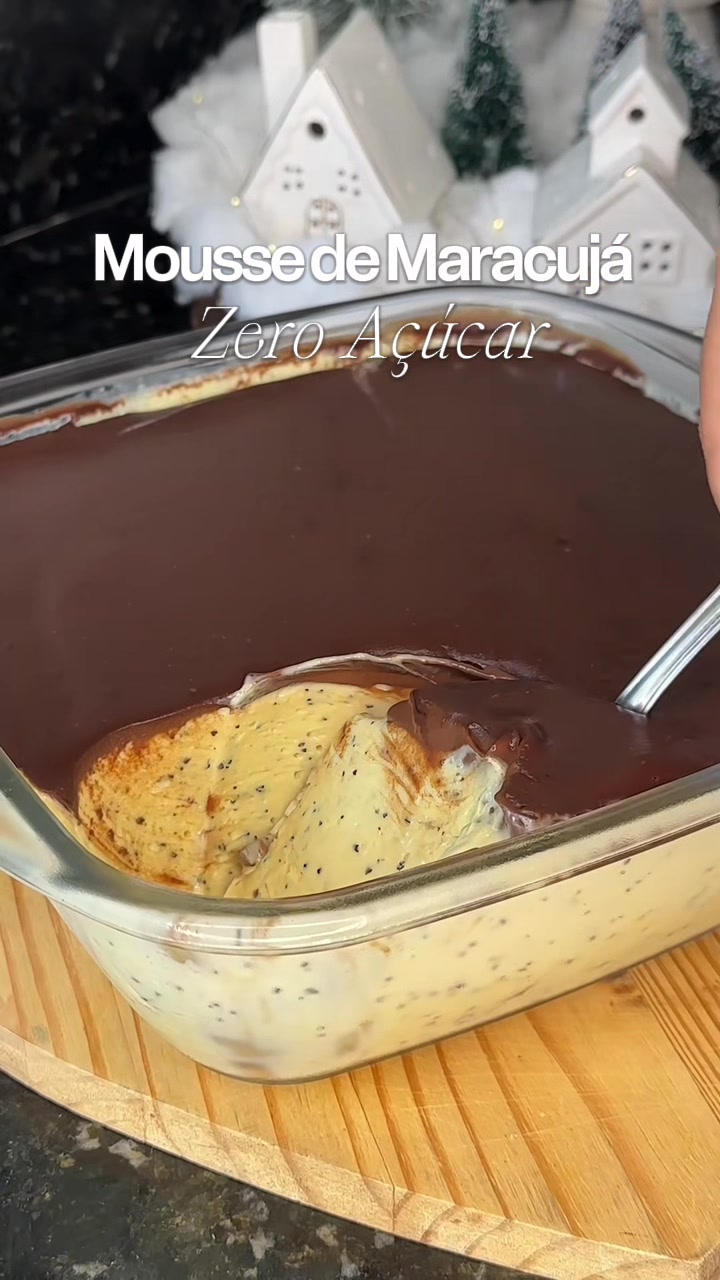 Cremige Passionsfrucht-Mousse