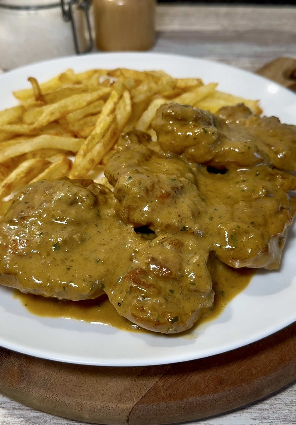 Poulet sauce miel moutarde