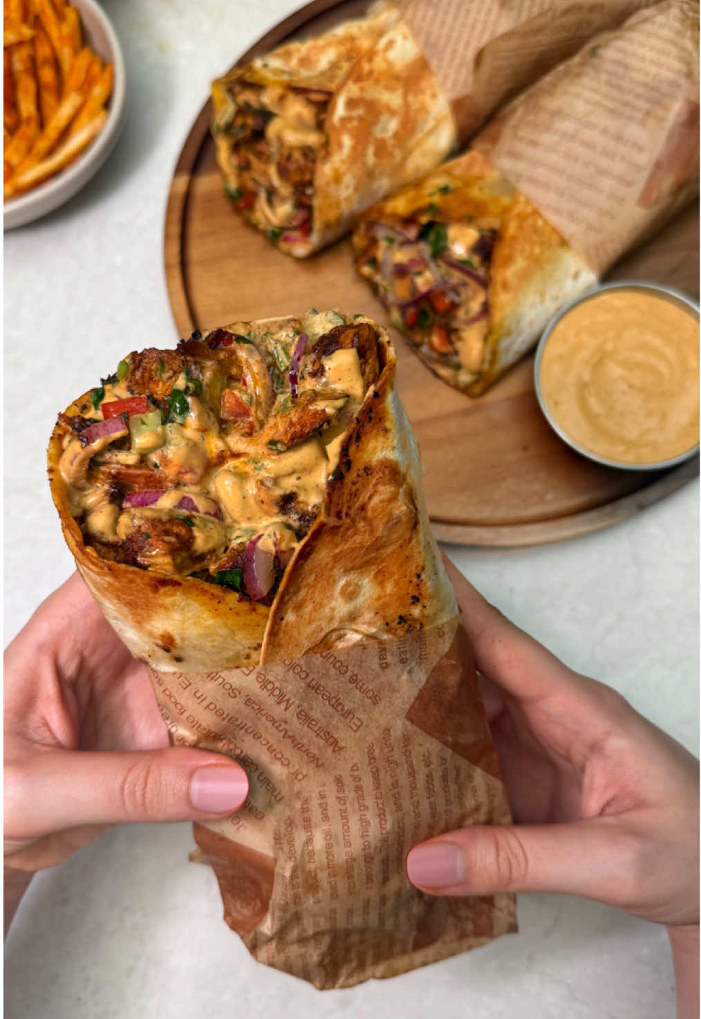 Smoky Chipotle Hähnchen-Wrap