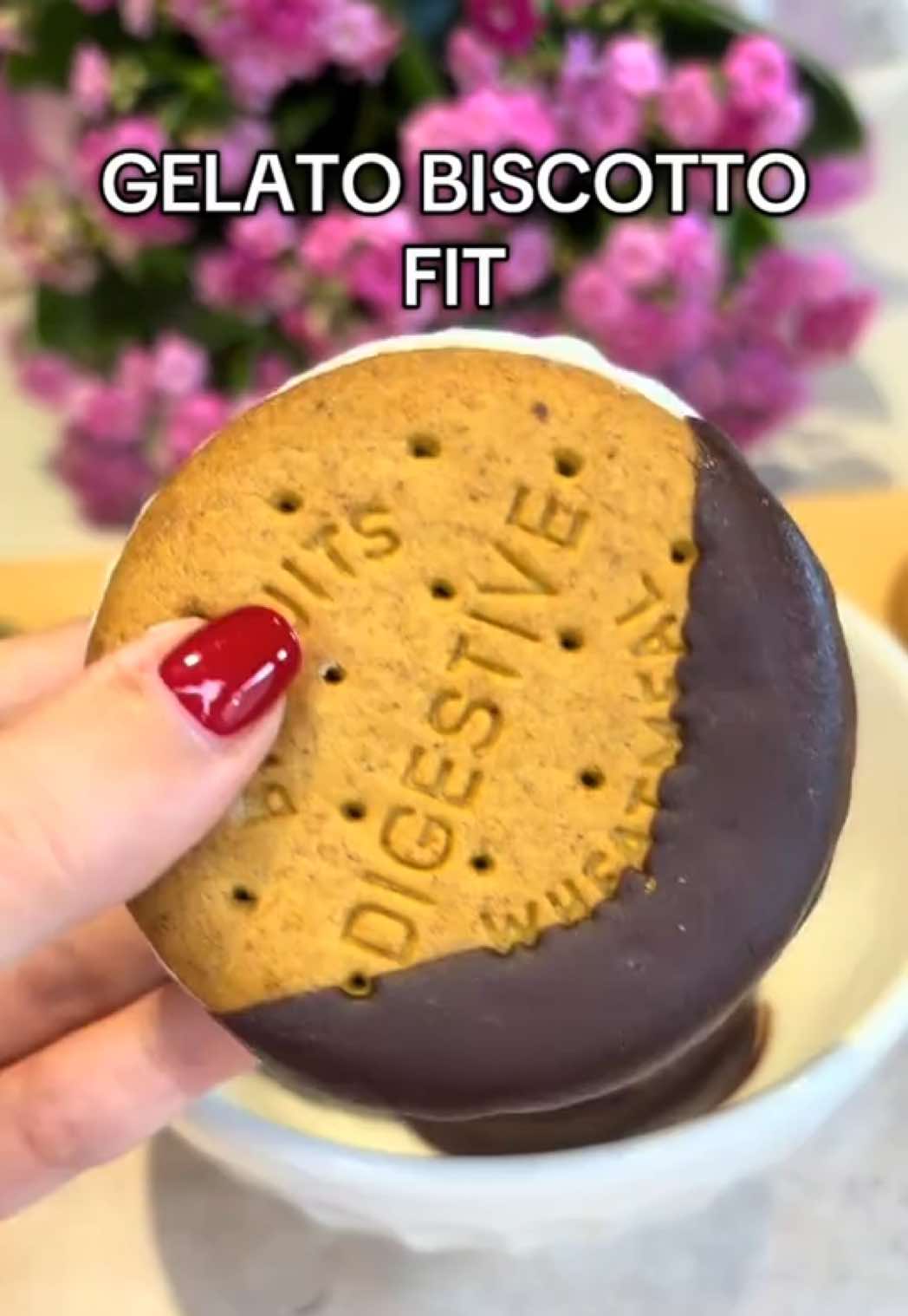 Gelato de Biscoito Fit de Chocolate