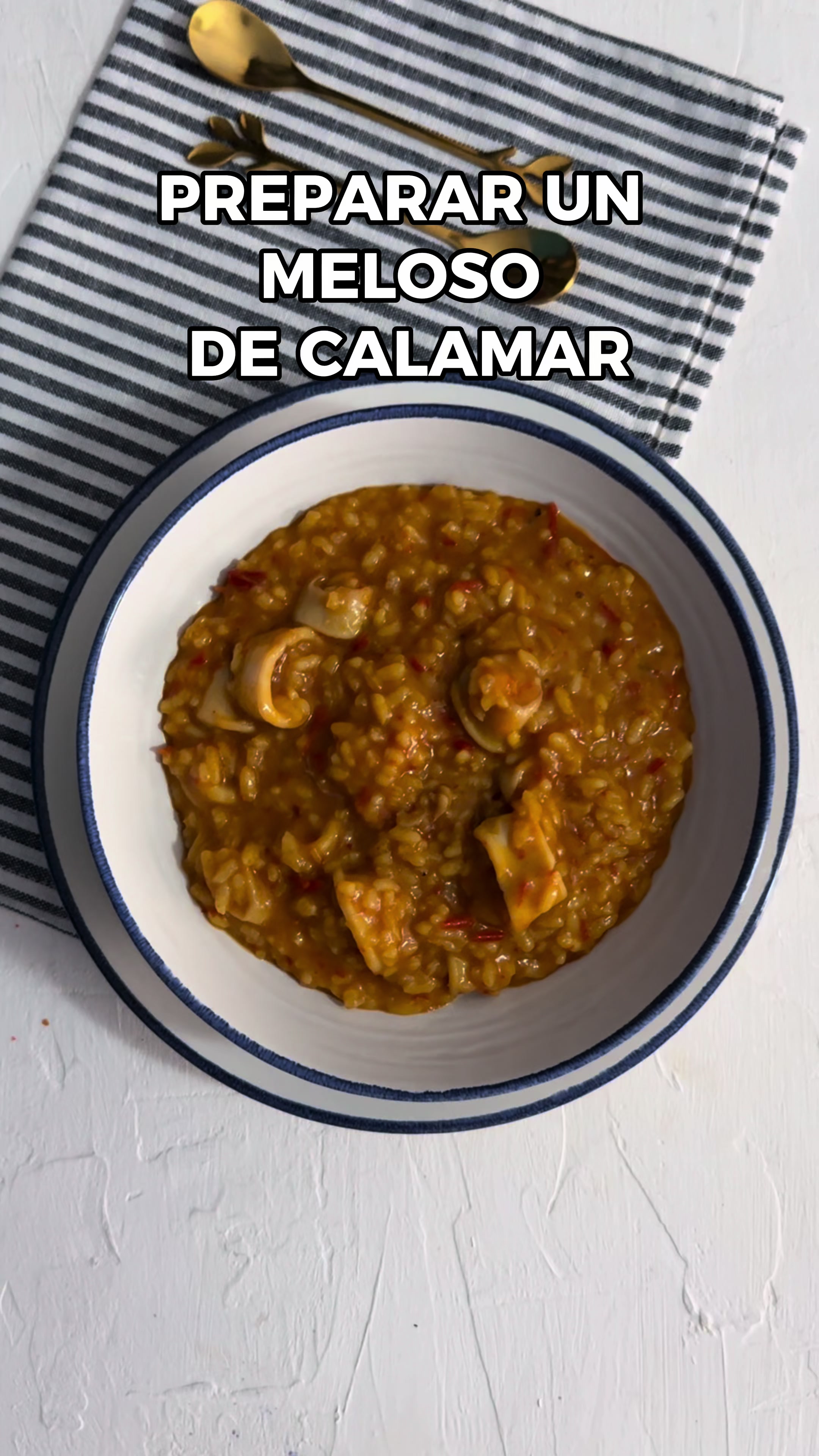 Riso cremoso ai calamari