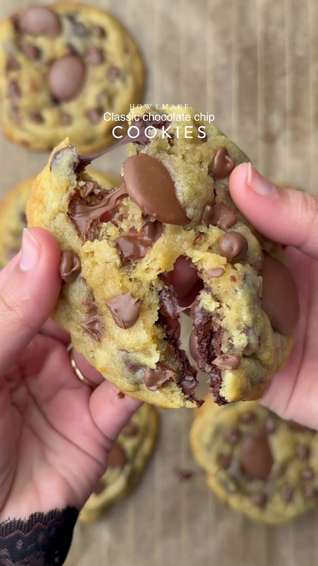 Cookies classiques aux pépites de chocolat