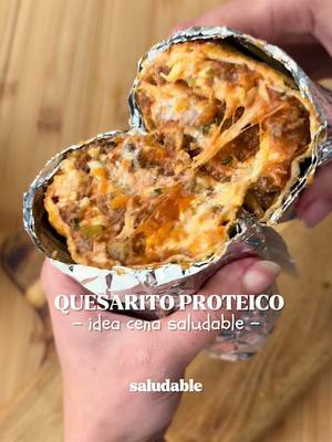Gesunder Bolognese-Protein-Quesarito
