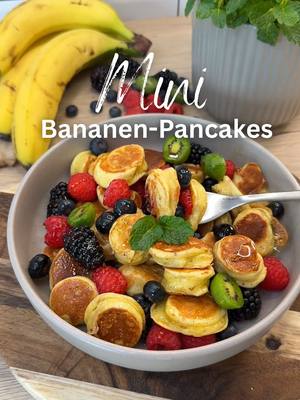 Mini-Bananen-Protein-Pfannkuchen