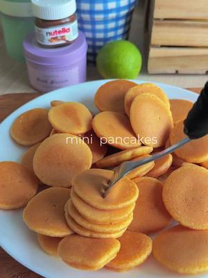 Fluffige Mini-Pfannkuchen