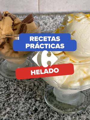 Cremiges hausgemachtes Dulce de Leche und Zitroneneis