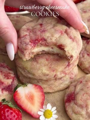 Biscotti cheesecake alle fragole