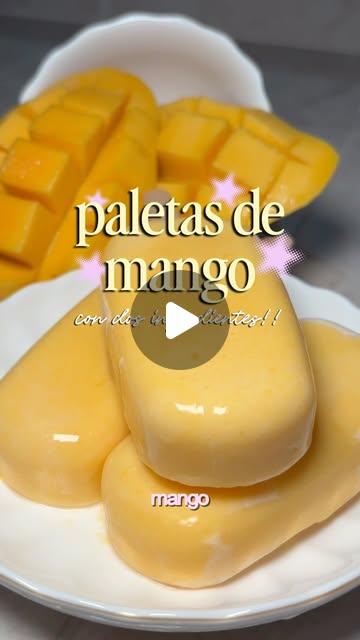 Mango-Griechischer Joghurt-Eis am Stiel