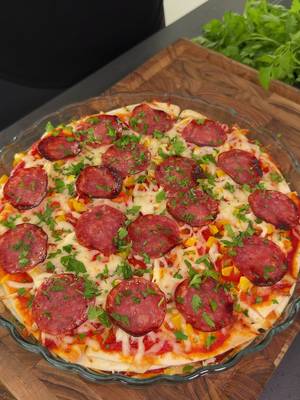 Pizza roulée à la tortilla