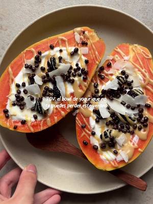 Tropische Papaya-Bowl