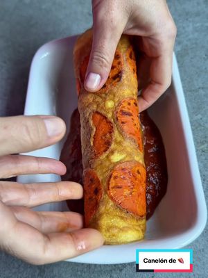Süßkartoffel-Cannelloni gefüllt mit Thunfisch und Käse