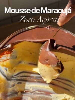 Mousse al frutto della passione senza zucchero