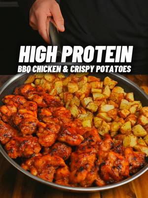 Honey BBQ Chicken with Crispy Potatoes