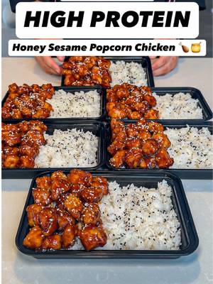 Pollo popcorn al miele e sesamo
