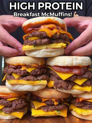 Proteinreiche Frühstücks-McMuffins