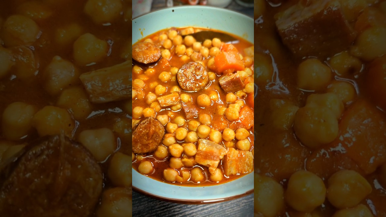 Kichererbseneintopf mit Fleisch