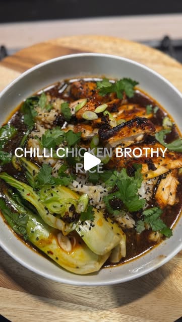 Sticky Gochujang Chicken & Brothy Rice